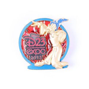 Sorcerer Goofy D23 Expo Stained Glass Disney Pin